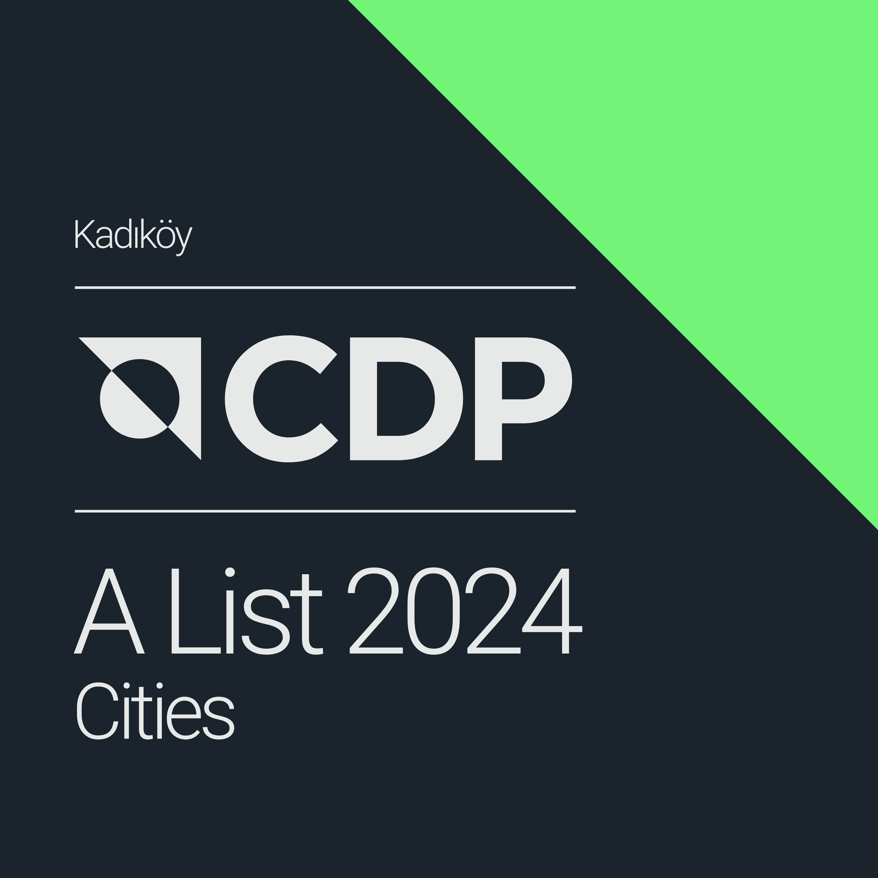 Kadıköy CDP 2024'te de A Listesinde